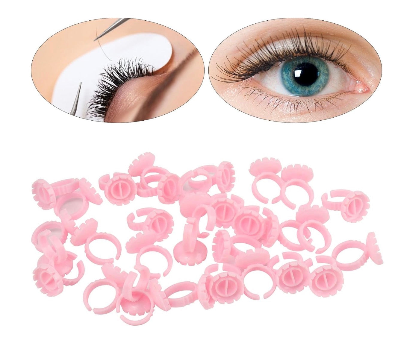 Round-Shaped Blooming Glue Cup 100pk